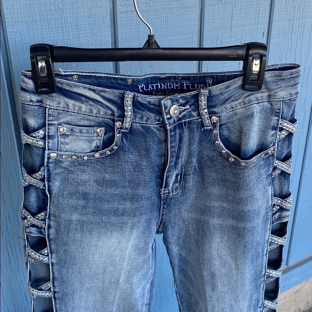 Platinum Plush Jeans - Picture 6 of 12